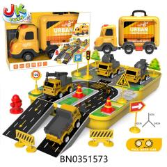 TRUCK STORAGE CAR 25PCS (W/LIGHT/SOUND) toys