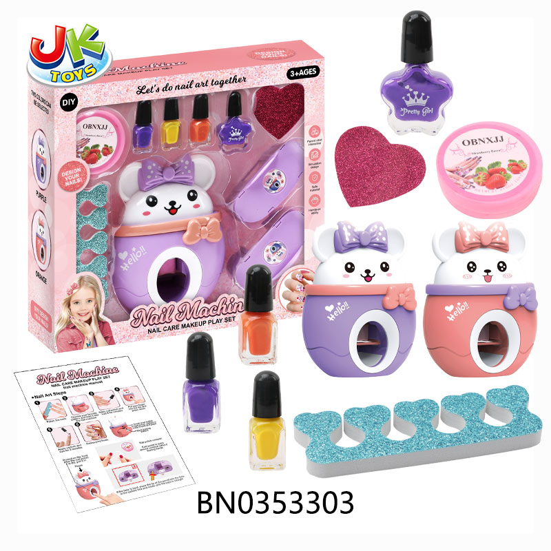 DIY PRINTING NAIL MACHINE SET toys