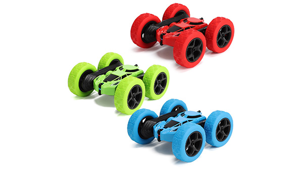 DOUBLE-SIDED STUNT CAR SWING ARM CAR(RED,BLUE,GREEM )3 COLORS toys