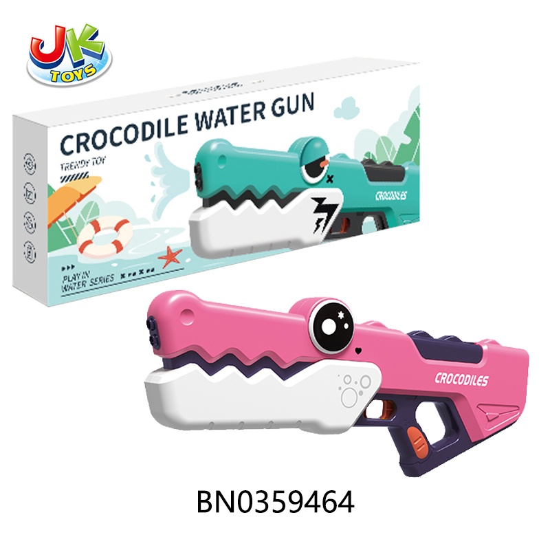 BIG TIDE PLAYING CROCODILE WATER GUN - PINK + GOGGLES toys