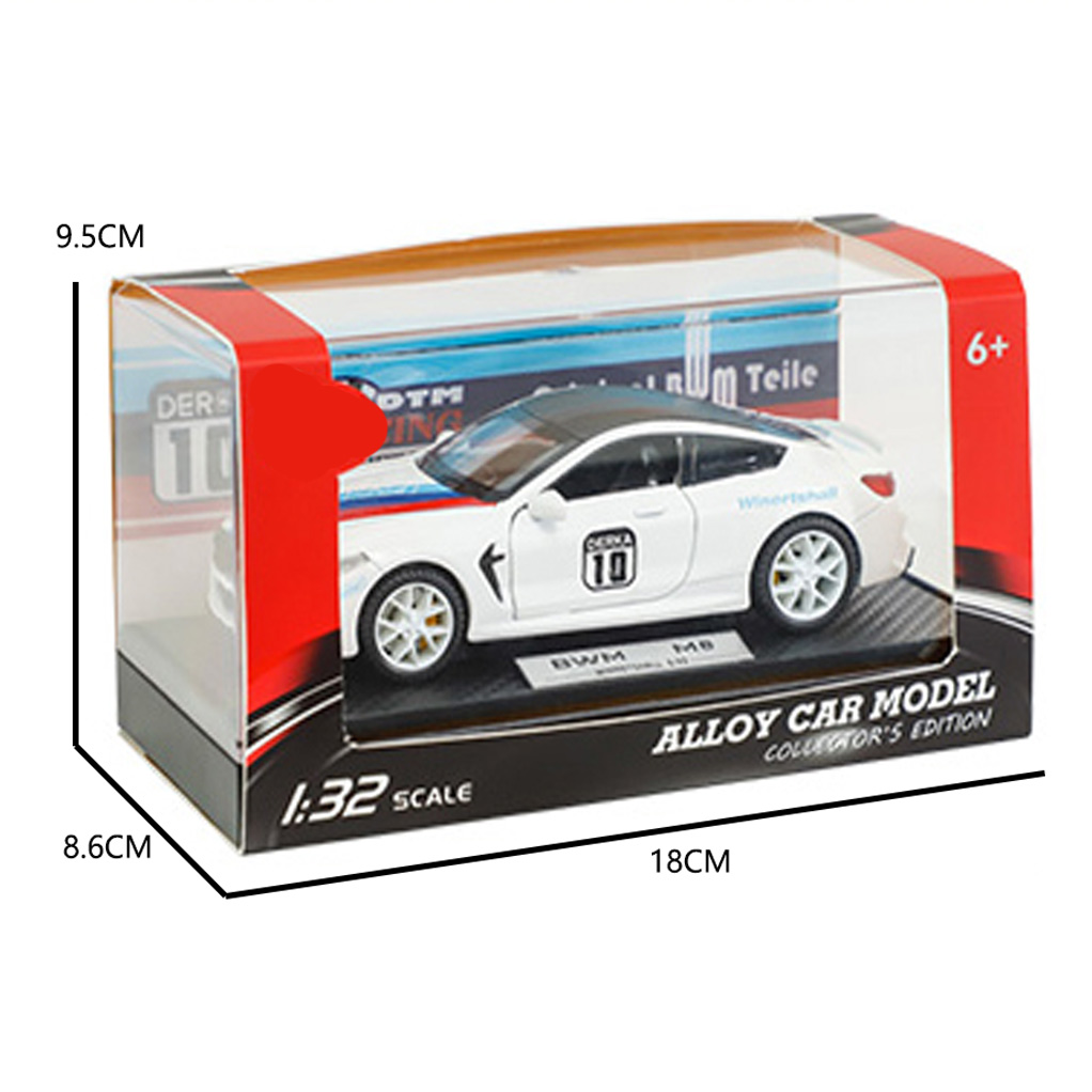 1:32  PULL BACK BMW M8 CAR,4 OPEN DOOR,W/SOUND,LIGHTS(TRACK VERSION) toys