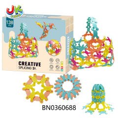 BUCKLE BUILDING BLOCKS, 138PCS