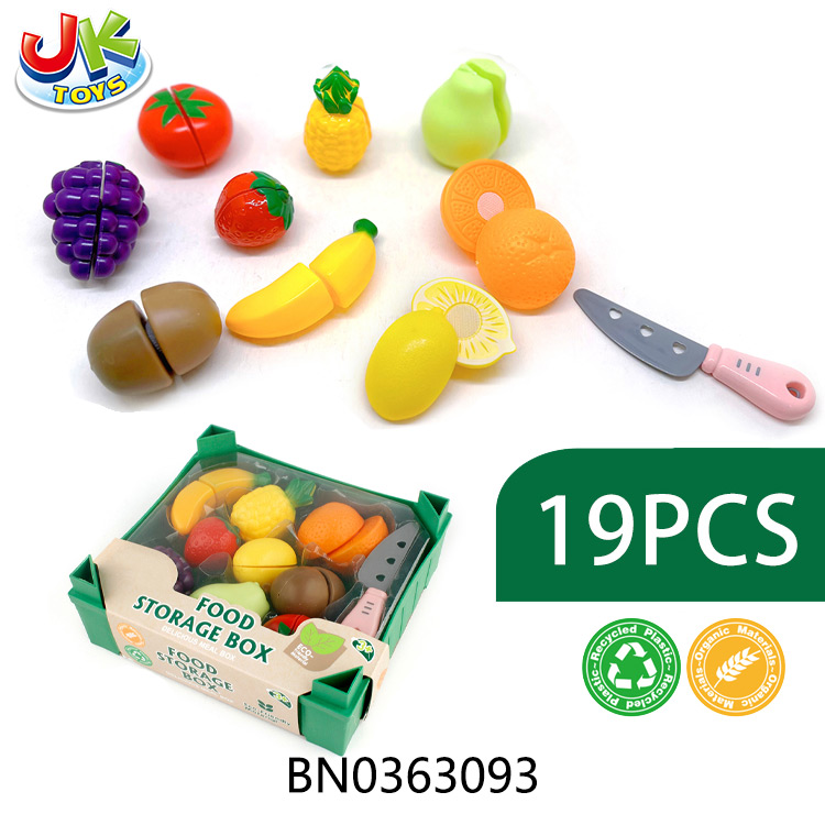 FRUIT SET CUTTING TOY(19PCS) toys