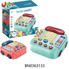 PHONE CAR  W/LIGHT,MUSIC W/IC 2COLORES toys