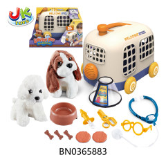 PET BUS CAGE(PLUSH DOG + DOTOR SET) toys