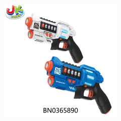 B/O INFRARED RAY BATTLE GUN 2 +USB CHARGING CABLE 1 DRAG 2 toys