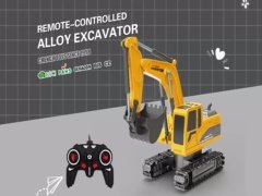 R/C 6CH 40MHZ ALLOY EXCAVATOR(BLUE)