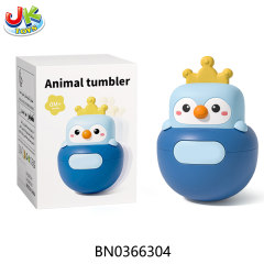 PENGUIN SILICONE TUMBLER(BLUE) toys