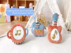 CLAP DRUM PLUSH GUITAR W/SOUND,LIGHT  toys