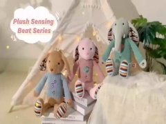 PLACATION PLUSH ELEPHANT,TOUCH SERISITIVE CASE,MUSIC,LIGHT toys