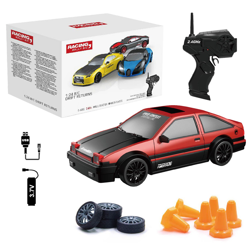 1:24 4WD R/C DRIFT CAR TOY W/LITHIUM BATTERY toys