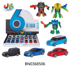 1:58 ALLOY DEFORMED CAR ,4 TYPLES/2 COLORS MIXED toys