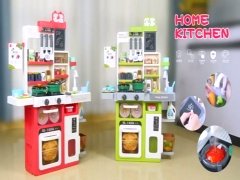 KITCHEN TABLEWARE TABLE SET W/LIGHT,MUSIC(SPRAY,WRITING BOARD,FAUCTE CAN DISCHARGE WATER) toys