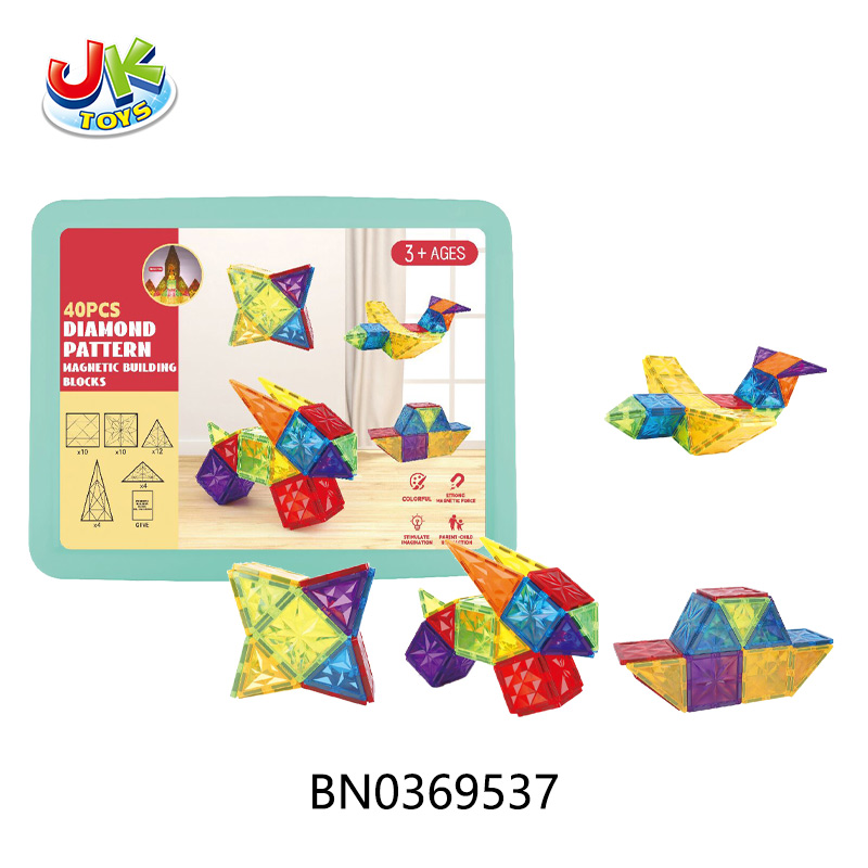 MAGNETIC PIECE BUILDING BLOCK SET 40PCS toys