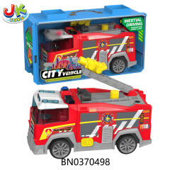 FRICTION FIRE TRUCK W/LIGHT,SOUND toys