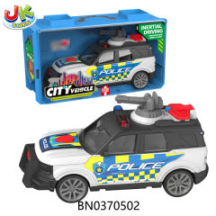 FRICTION POLICE CAR W/LIGHT,SOUND