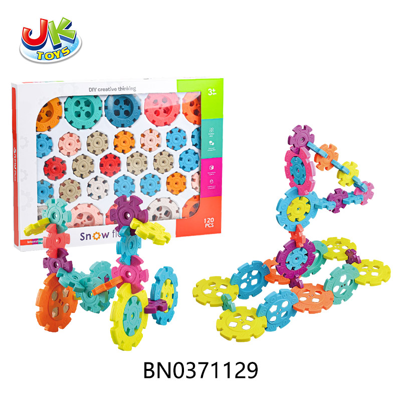 SNOWFLAKES BUILDING BLOCKS, 120PCS toys