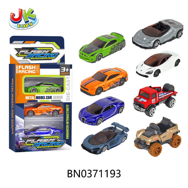 1:64 SLIDING SMALL SPORTS CAR(2 SET)3 ASST MIXED toys