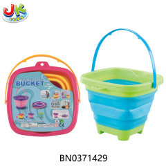 2L FOLDING BUCKET（3 COLER MIXED ） toys