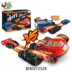 2 IN 1 DRIFT CATAPULT CAR,RED/BLUE 2 COLORS MIXED toys