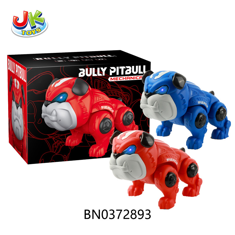 B/O MECHANICAL DOGS,W/MUSIC,LIGHTS(BLUE/RED MIXED) toys