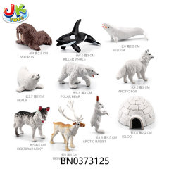 PVC ARCTIC ANIMALS SET,10PCS toys