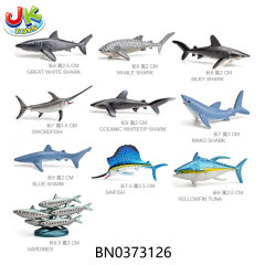 PVC PELAGIC FISH SET,10PCS toys