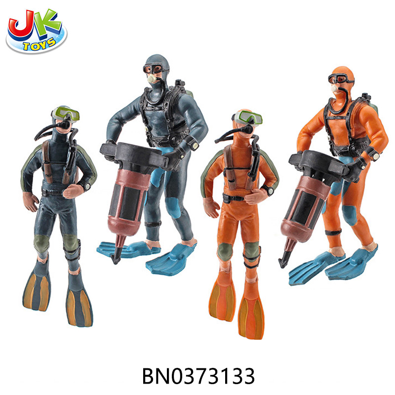 PVC DIVER MODEL SET,4PCS toys