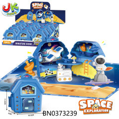 HOUSE SPACE SCENE SET W/MAP(12PCS/BOX) toys