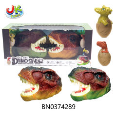 DINOSAUR HEAD SET W/LIGHT,MUSIC,SPRAY toys