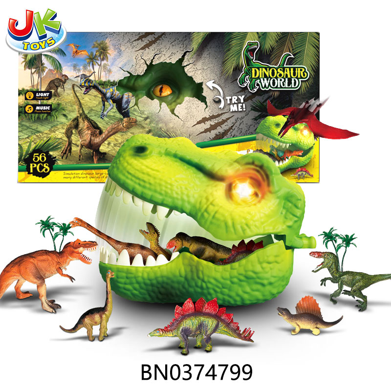 DINOSAUR SET (30 DINOSAURS) W/ IC,56 PCS toys