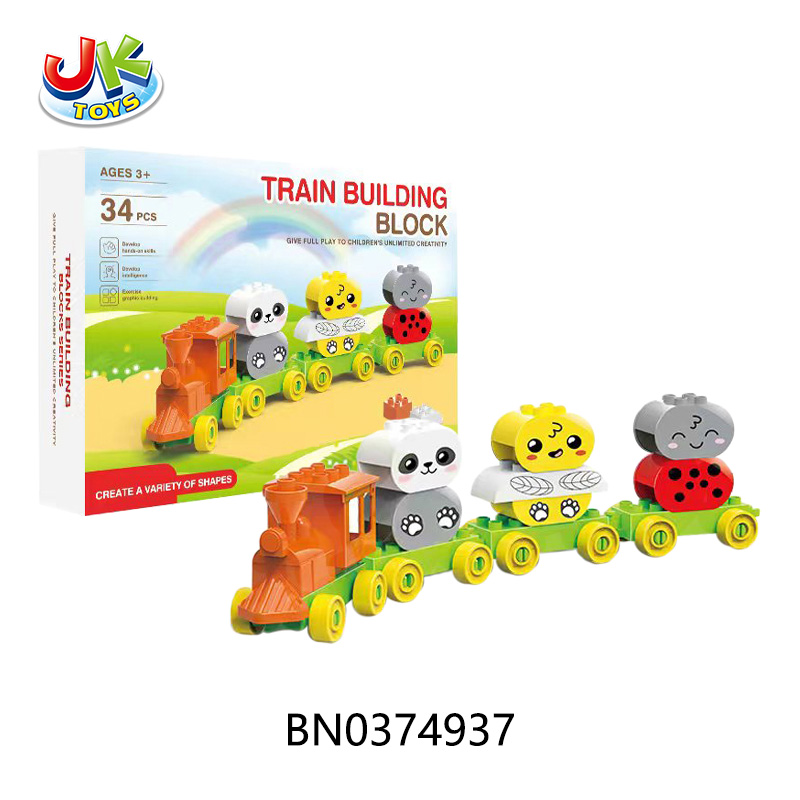 TRAIN BUILDING BLOCK,34PCS toys