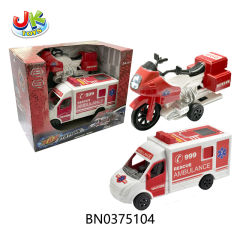 SLIDING AMBULANCE,MOTORCYCLE toys