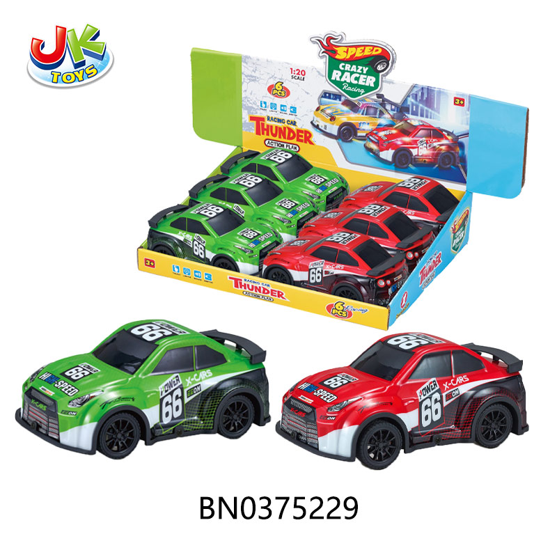 FRICTION CAR,6PCS/BOX,REN/GREEN MIXED toys