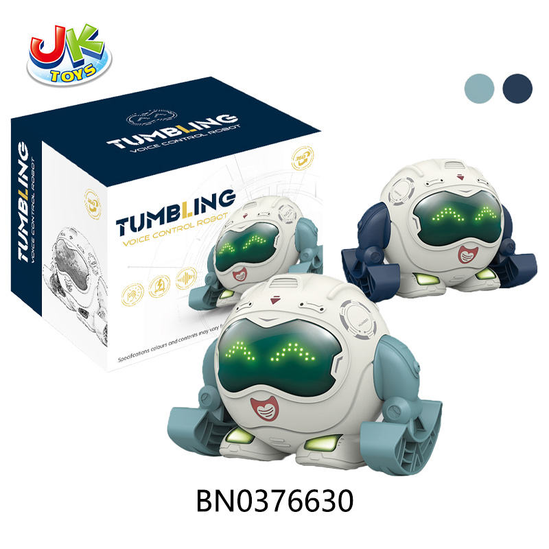 B/O TUMBLING ROBOT W/LIGHT&MUSIC(2 COLOR MIXED) toys