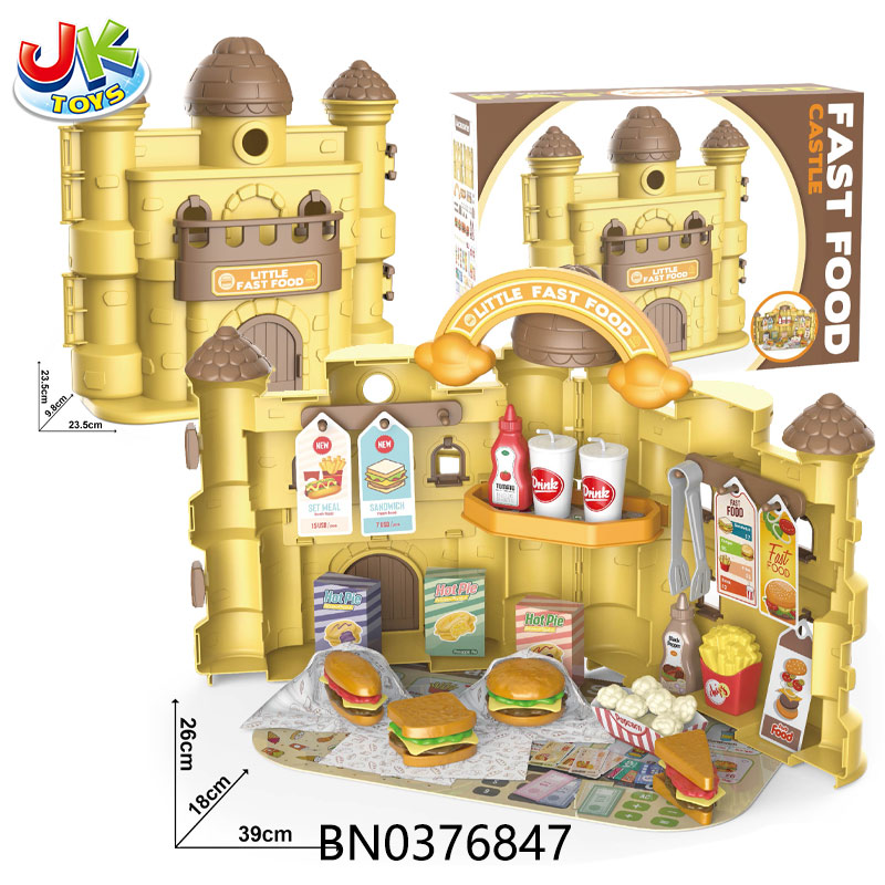 CASTLE FAST FOOD 63PCS toys