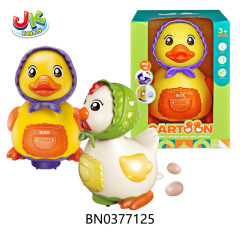 B/O LAY EGGS CHICKEN&DUCK(2 ASST) toys