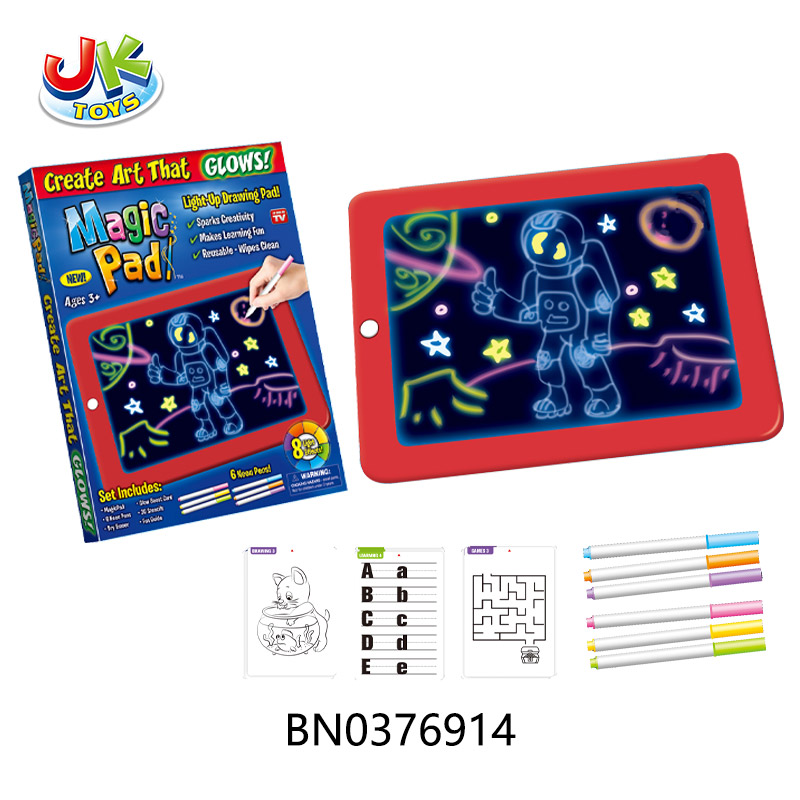 FLUORESCENT TABLET W/8-COLOR LIGHT toys