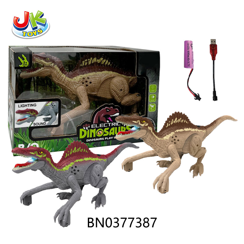 B/O DINOSAUR W/LIGHT SOUND 2 COLOR MIXED toys