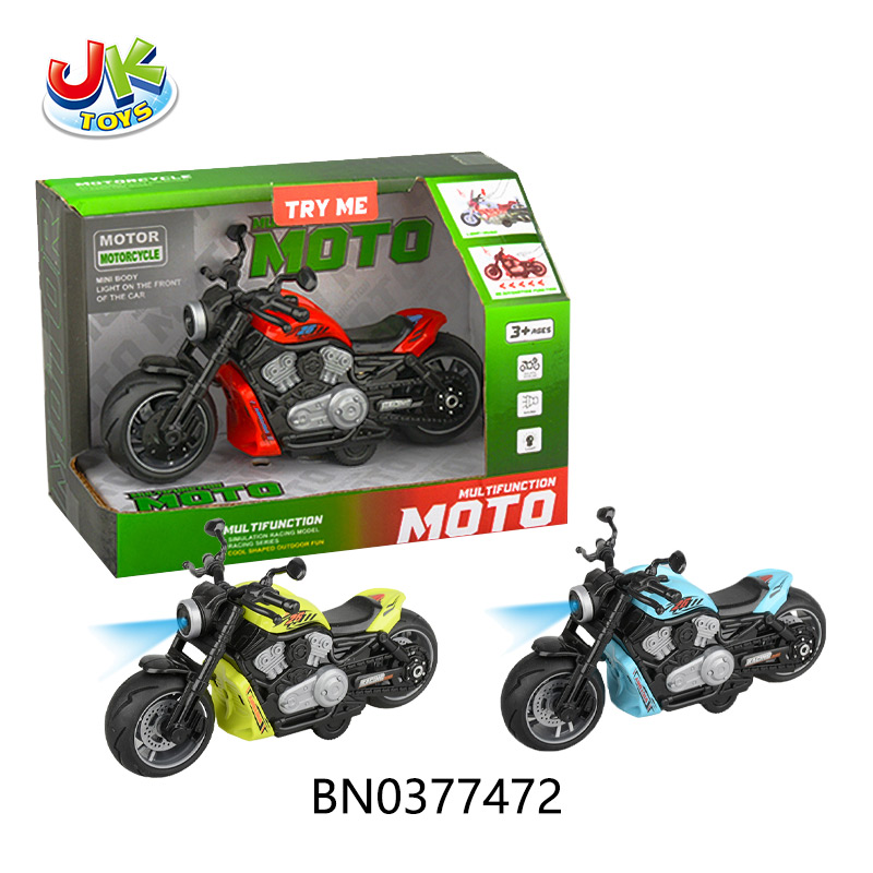 PULL BACK MOTO CAR W/LIGHT&SOUND toys