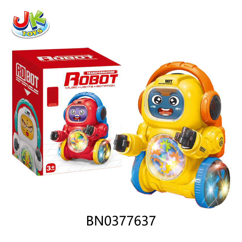 B/O TRANSFORMATION ROBOT W/LIGHT,MUSIC toys