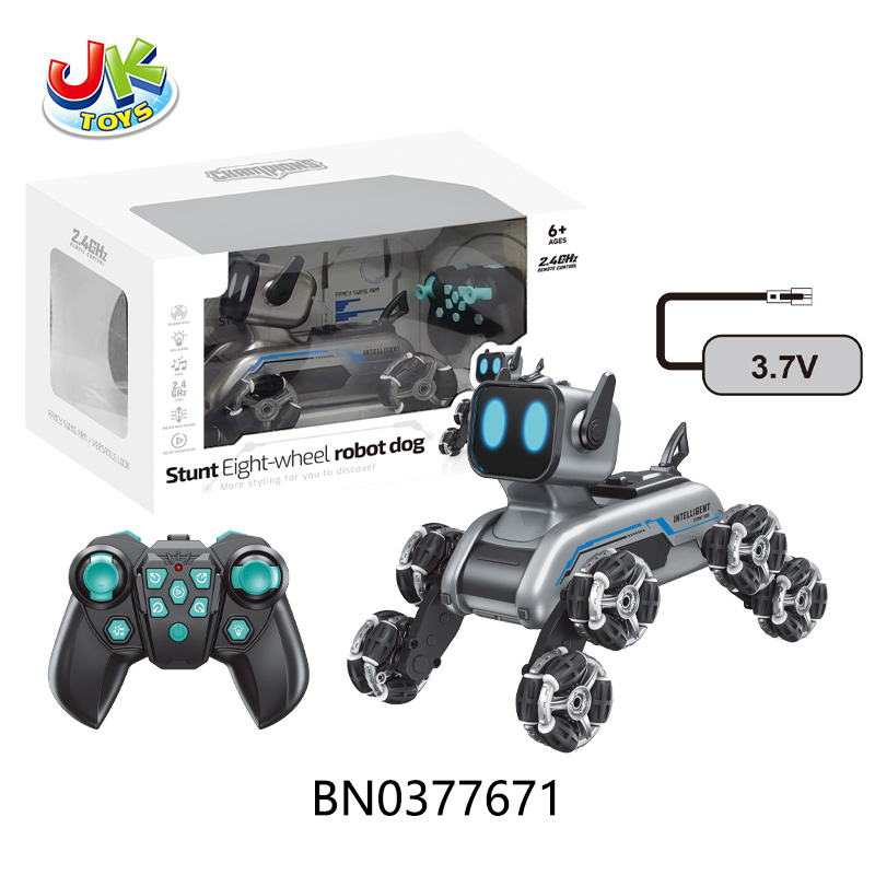 8-WHEELED STUNT ROBOT DOG   toys