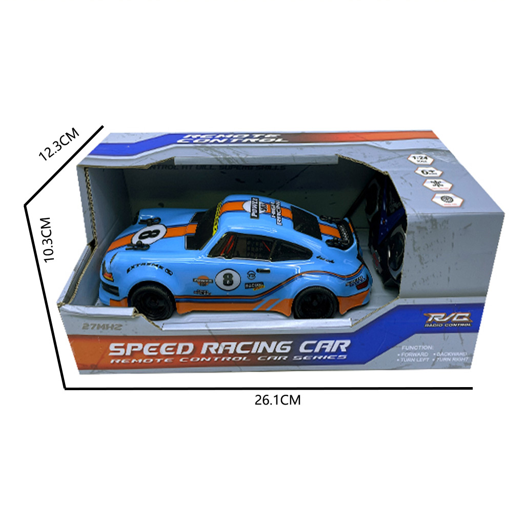 1:24 PVC R/C CAR 2 COLORS MIXED toys