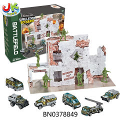 PARKING LOT SET W/2 1:64 ALLOY CAR(23 PCS) toys