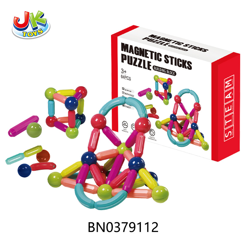 MAGNETIC ROD 64PCS toys