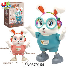 B/O RABBIT W/LIGHT,MUSIC,DANCE toys