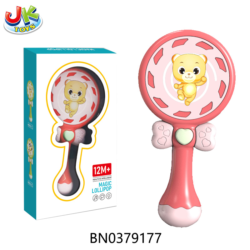 BEAR MAGIC LOLLOPOP W/LIGHT,MUSIC toys