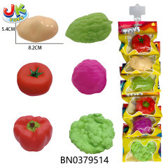 VINYL VEGETABLE(6 PCS) toys