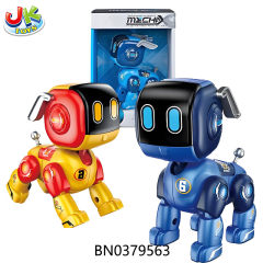 ALLOY DOG W/GRAVITY SENSING,W/LIGHT,MUSIC 2 COLOR MIXED toys