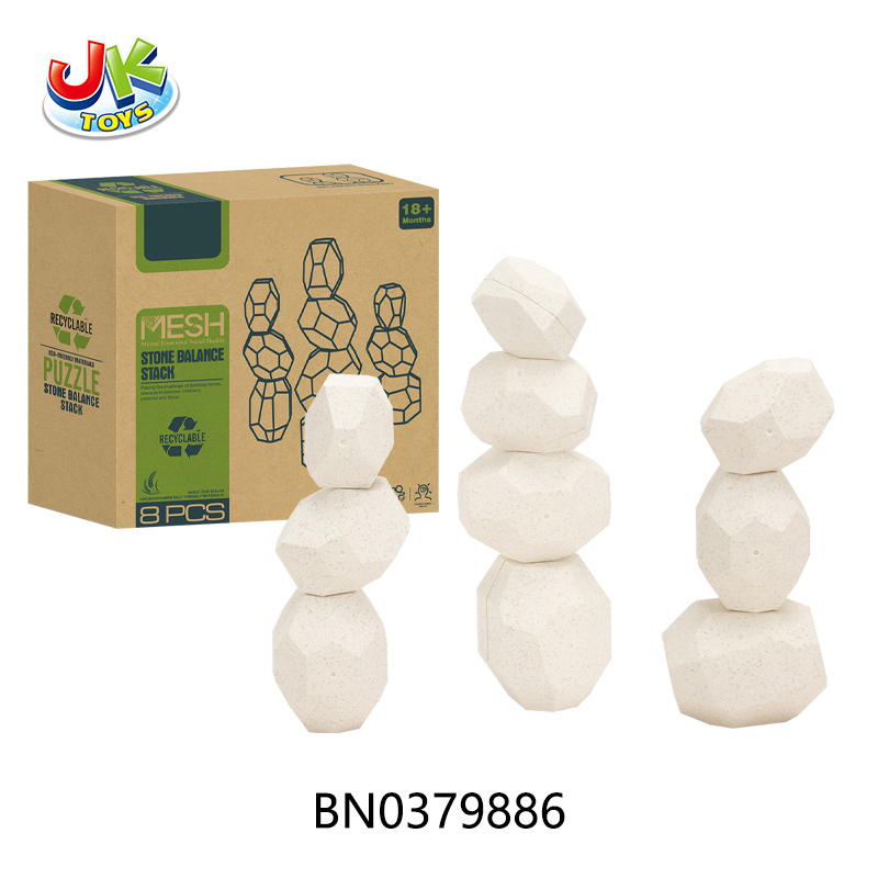 STONE BALANCE STACK（Wheat straw material） toys